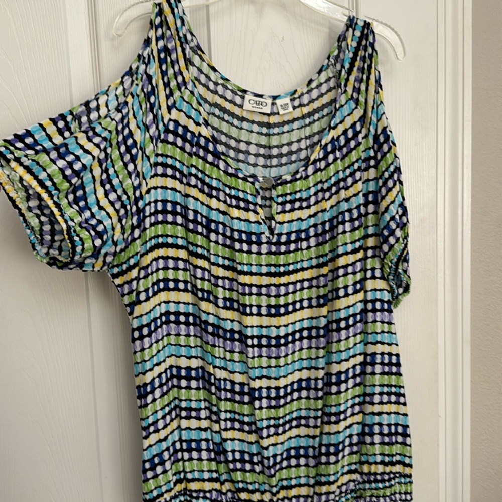 Cato women’s split shoulder shirt